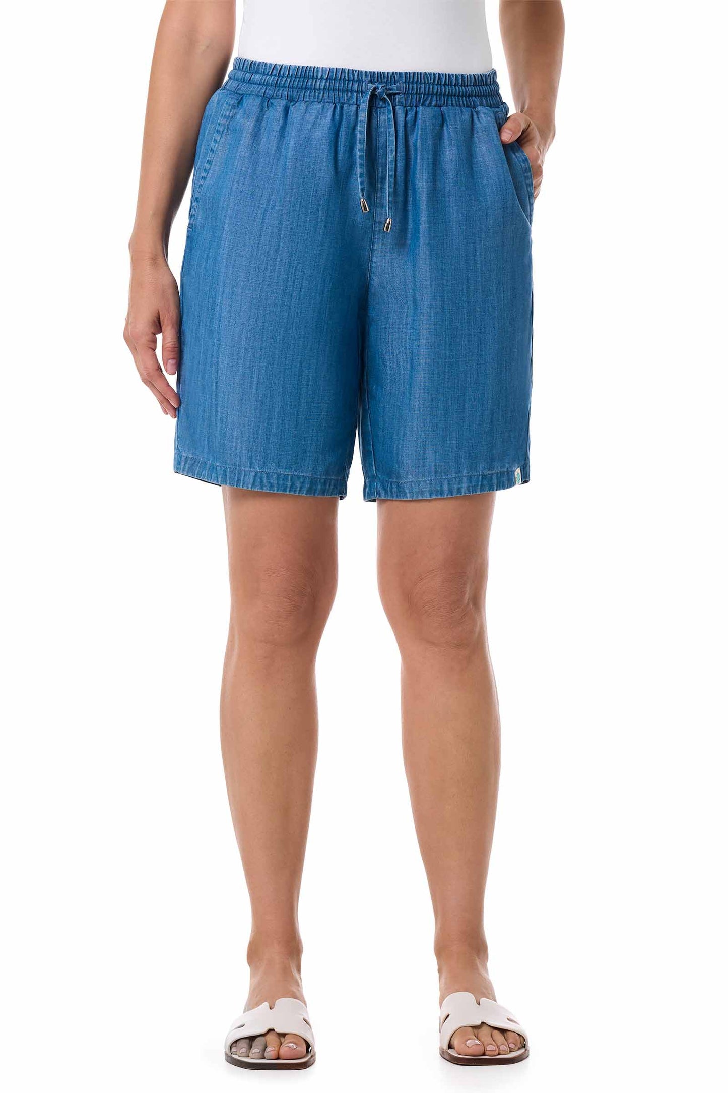 Women's Enclave Chambray Shorts | Light Indigo Chambray