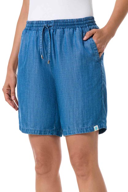 Women's Enclave Chambray Shorts | Light Indigo Chambray