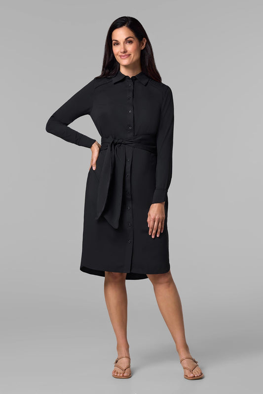 Women's Kitts Shirt Dress | Black