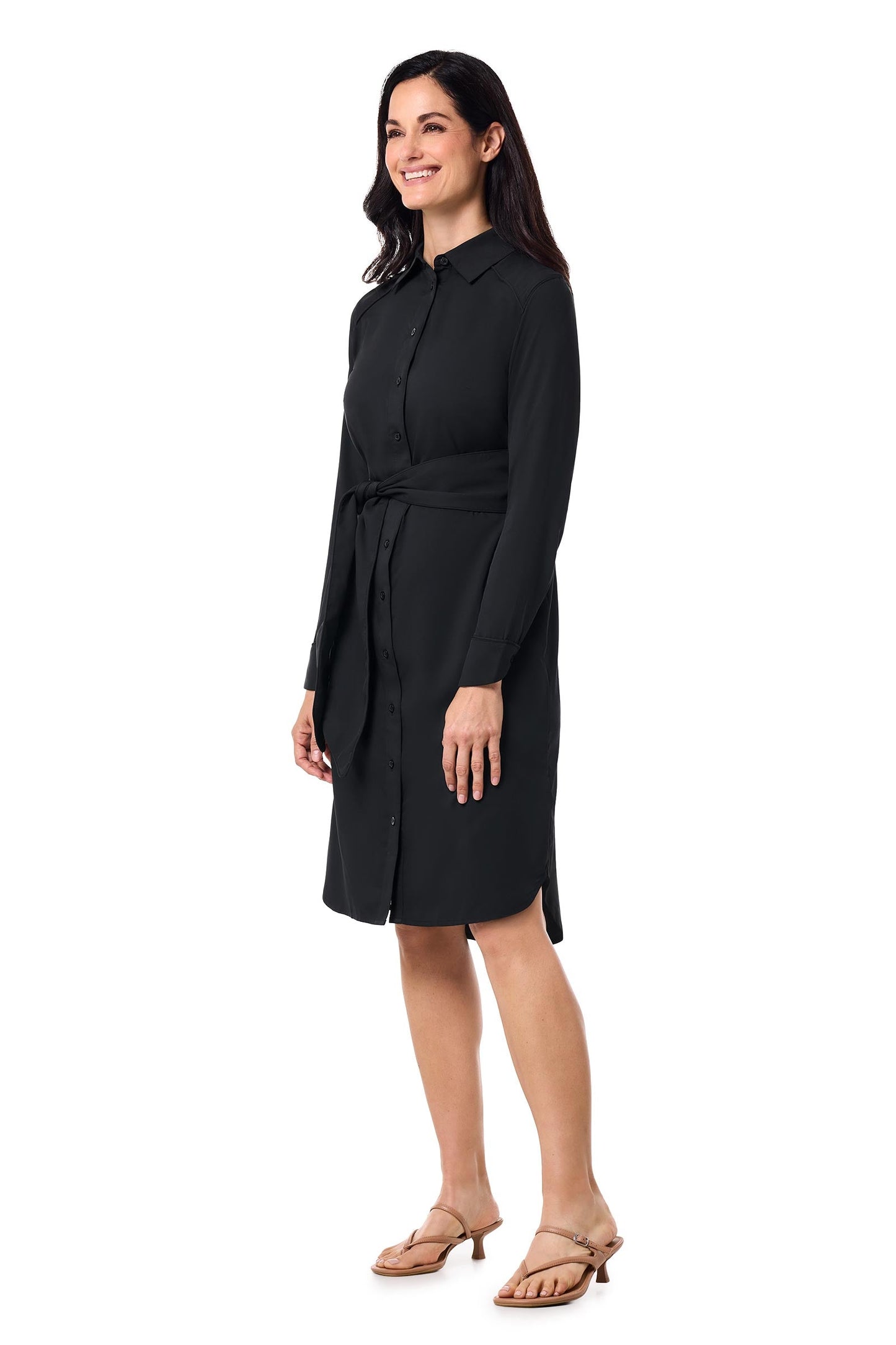 Women's Kitts Shirt Dress | Black