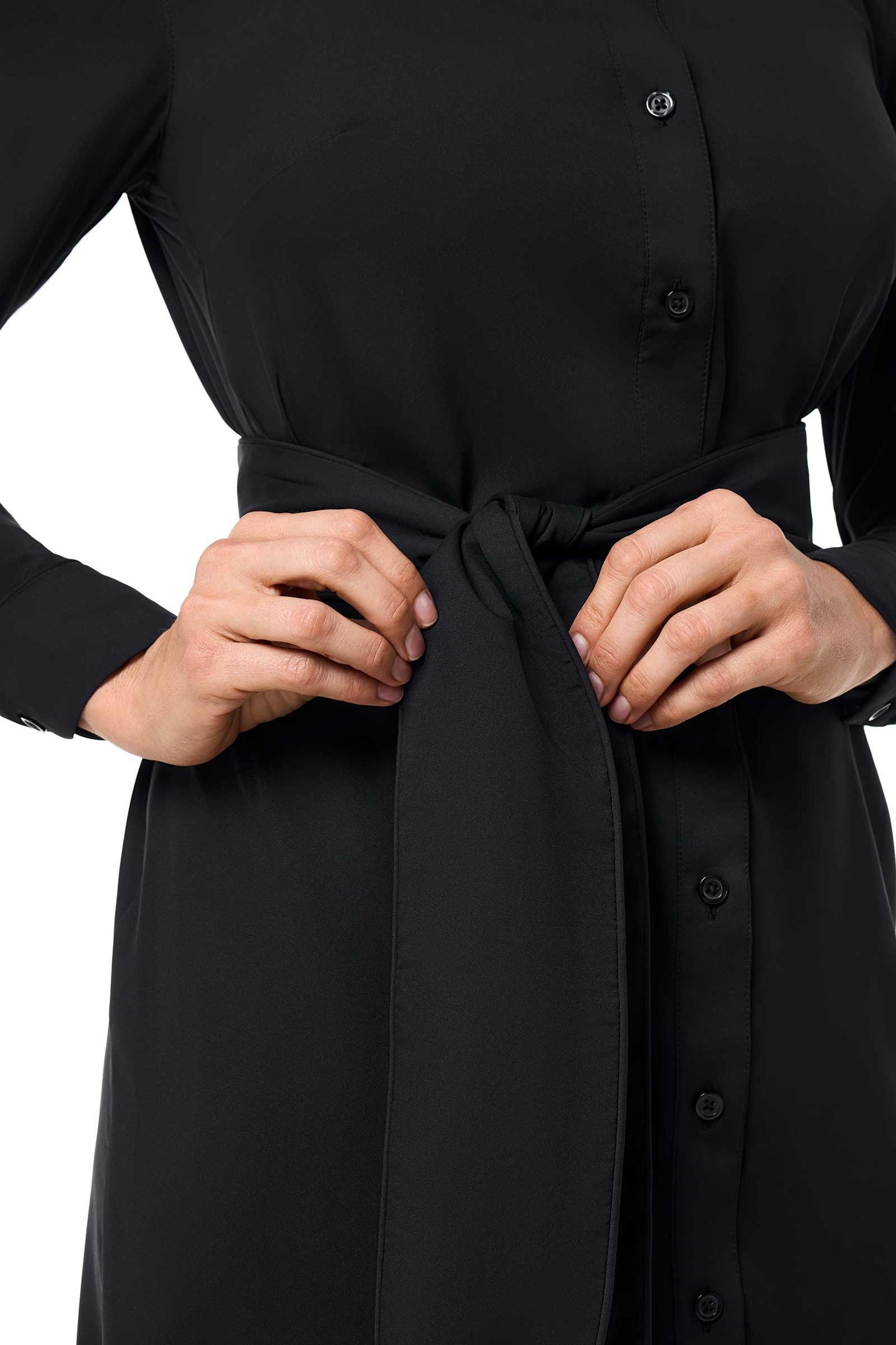 Women's Kitts Shirt Dress | Black