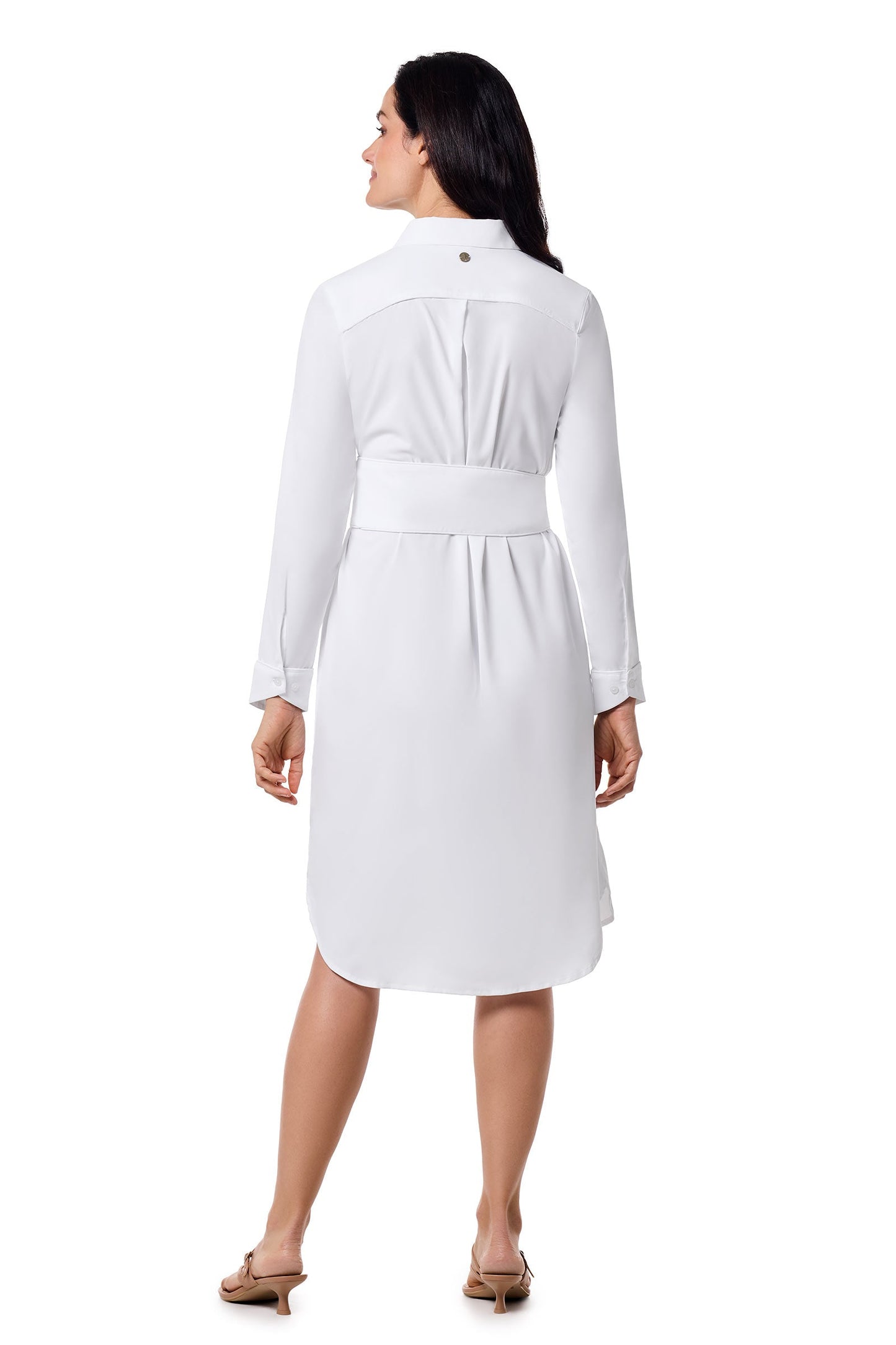Women's Kitts Shirt Dress | White