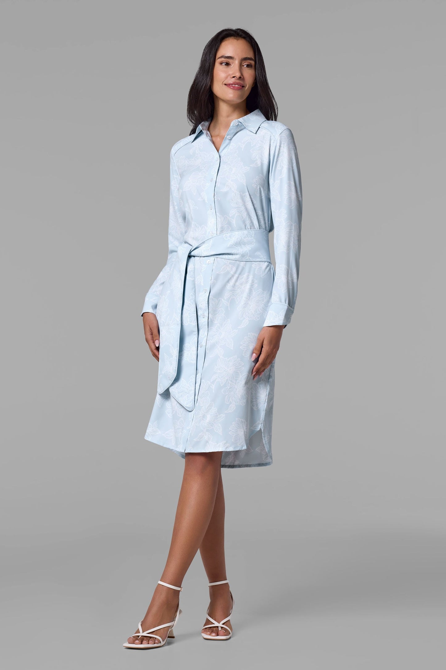 Women's Kitts Shirt Dress | Skyride Perfect Peony
