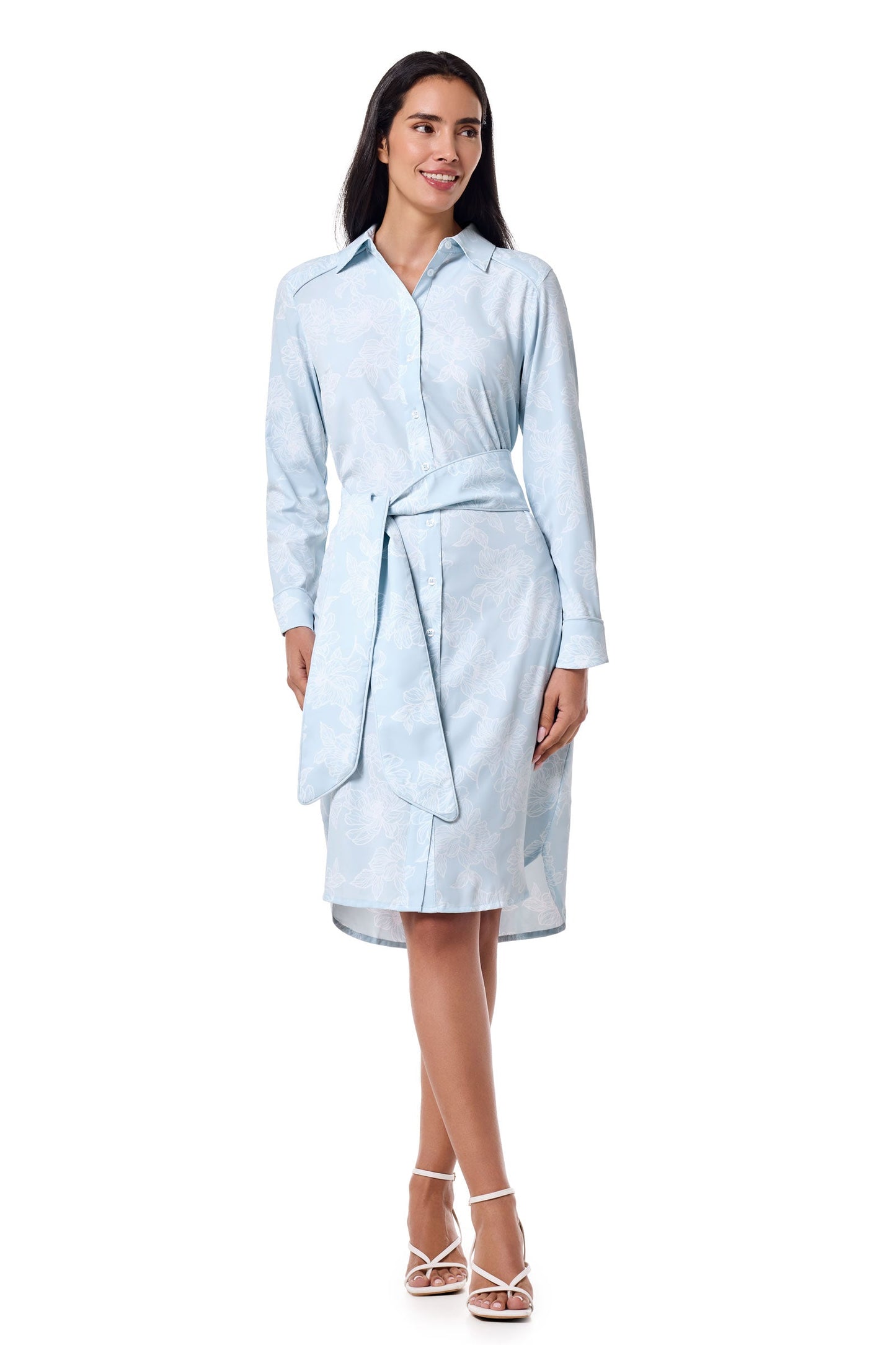 Women's Kitts Shirt Dress | Skyride Perfect Peony