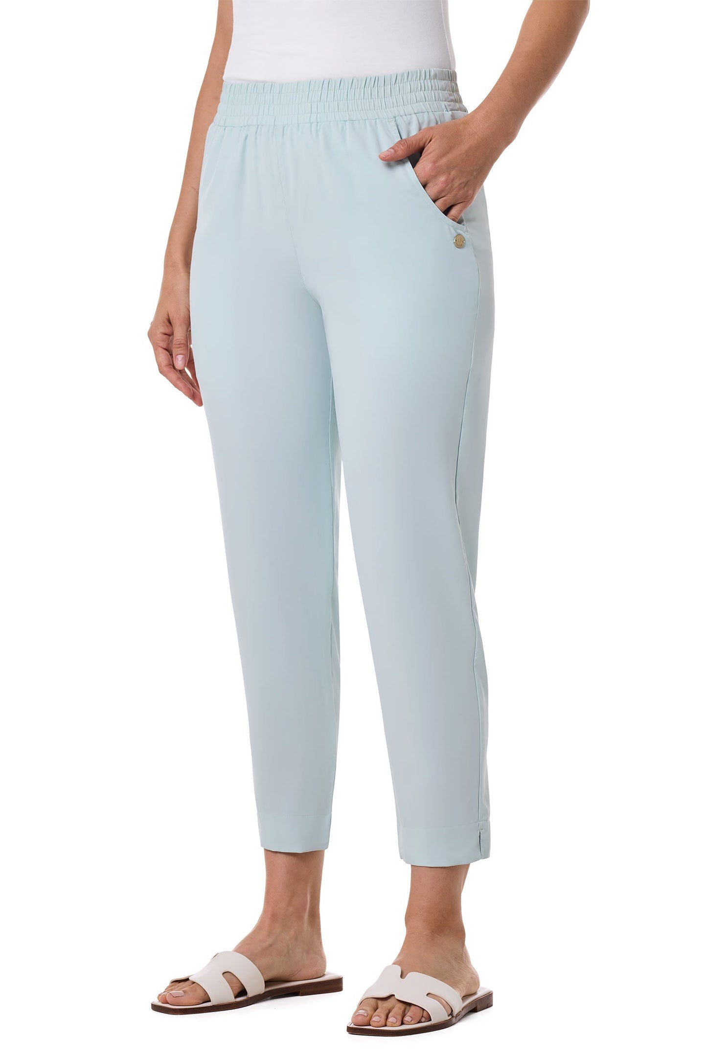 Women's Perissa Pants | Misty Aqua