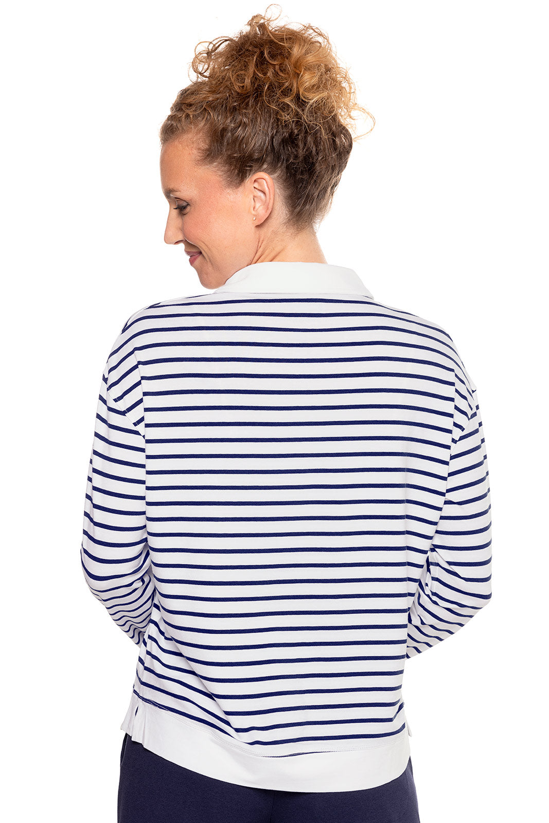 Color_White/Navy Stripe