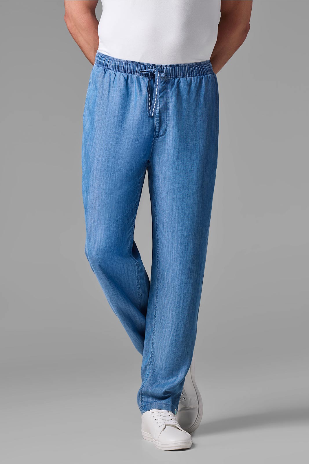 Men's Brickel Chambray Pants | Light Indigo Chambray