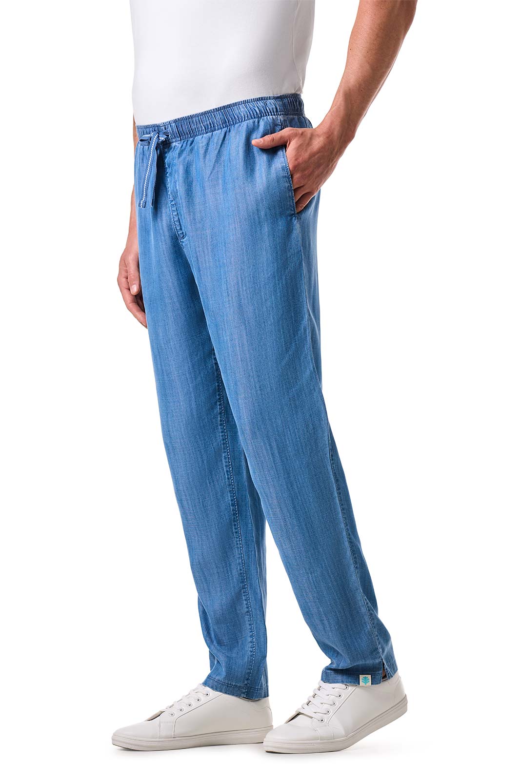 Men's Brickel Chambray Pants | Light Indigo Chambray