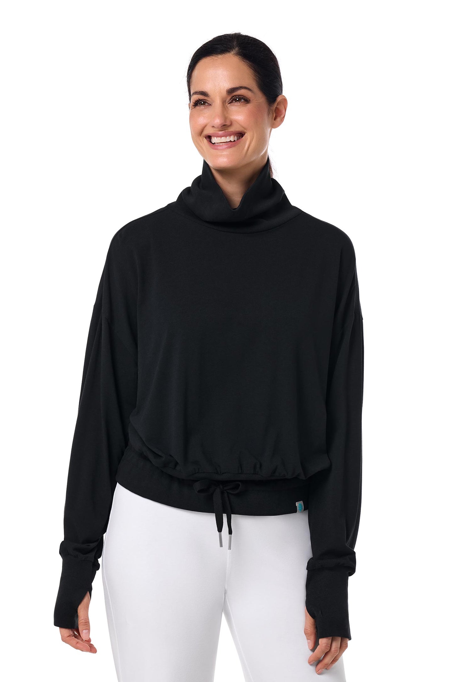 Women's Bay Harbor Tie Waist T-Shirt | Black