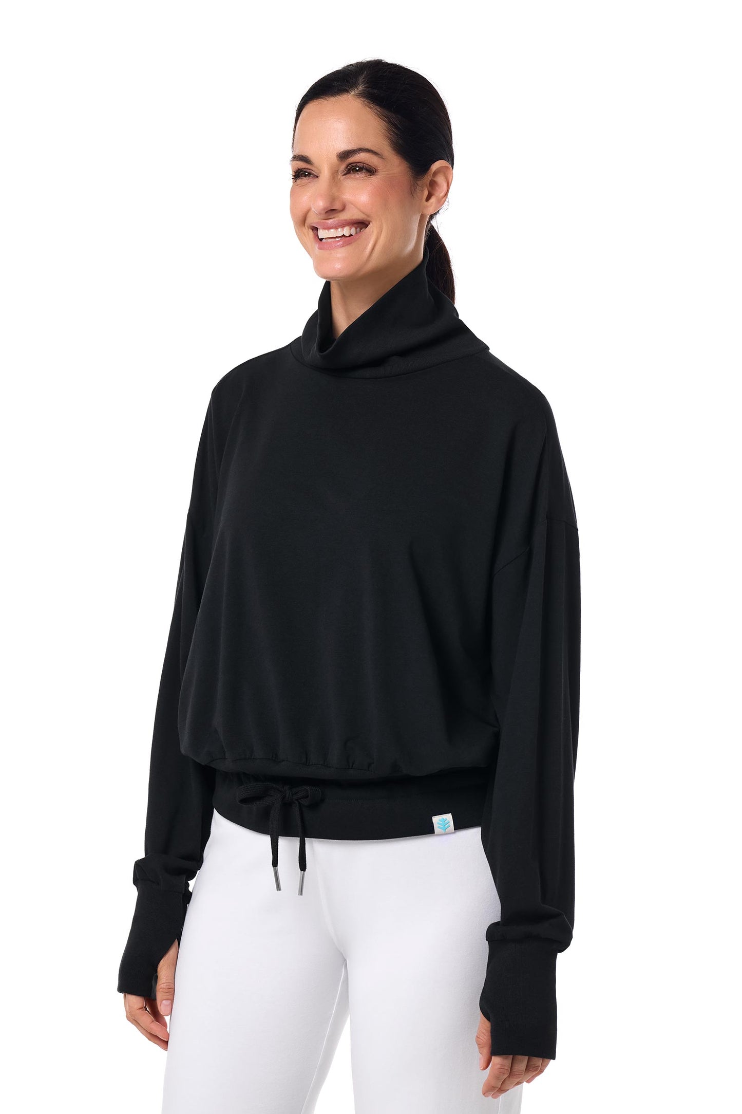 Women's Bay Harbor Tie Waist T-Shirt | Black