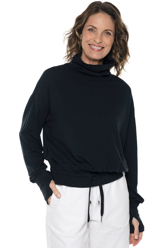 Women's Bay Harbor Tie Waist Tee | Black | Core