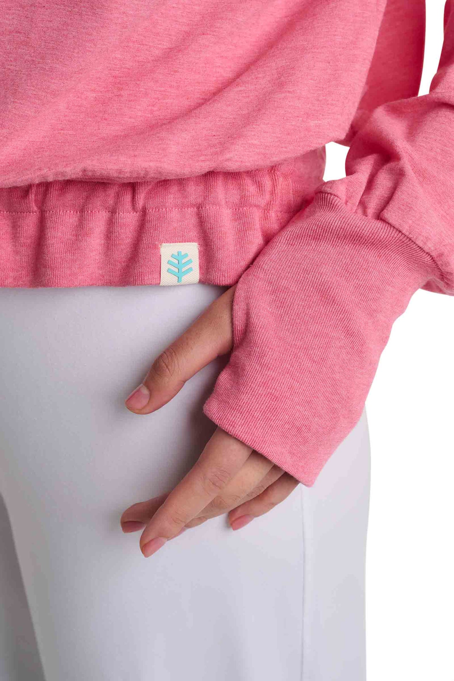 Women's Bay Harbor Tie Waist T-Shirt | Flamingo Pink Heather