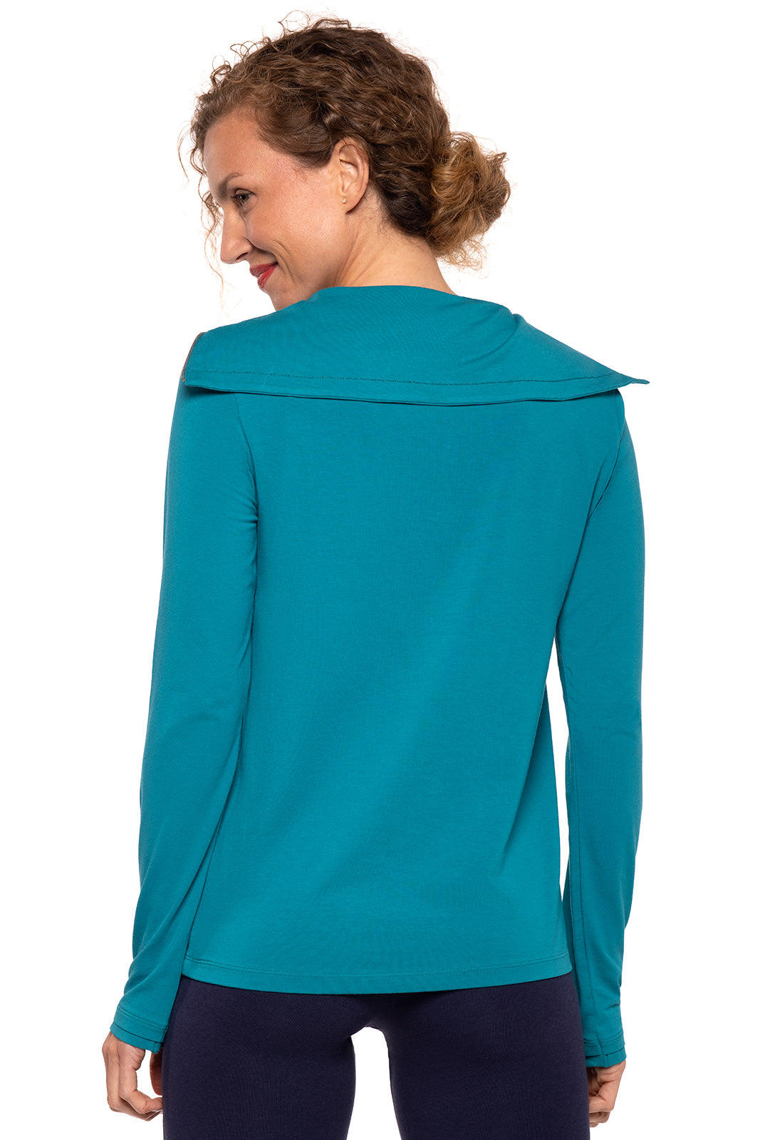Women's Collins Quarter-Zip | Tahitian Teal