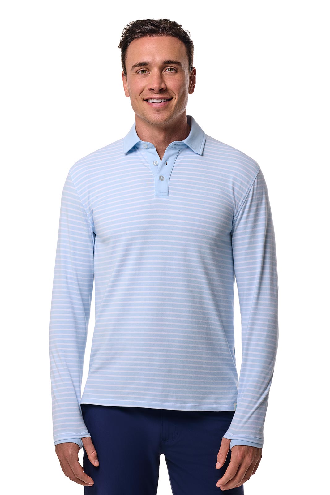 Men's Bal Harbour Polo | Skyride/White Stripe