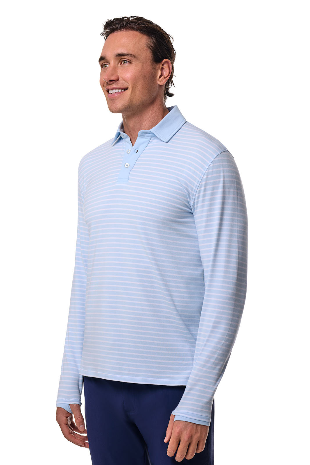 Men's Bal Harbour Polo | Skyride/White Stripe