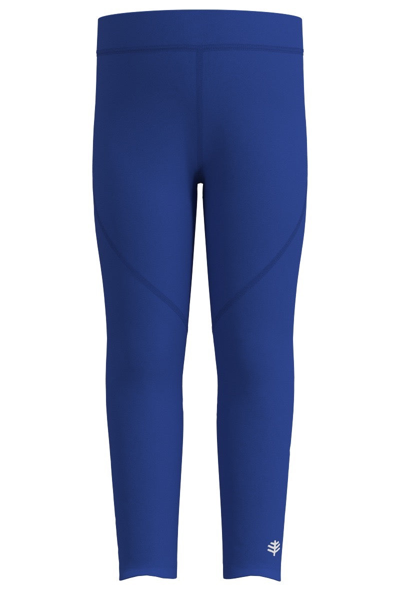 Kid's Wave Swim Tights | Baja Blue