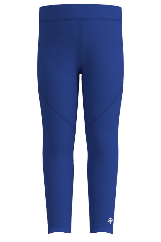 Kid's Wave Swim Tights | Baja Blue