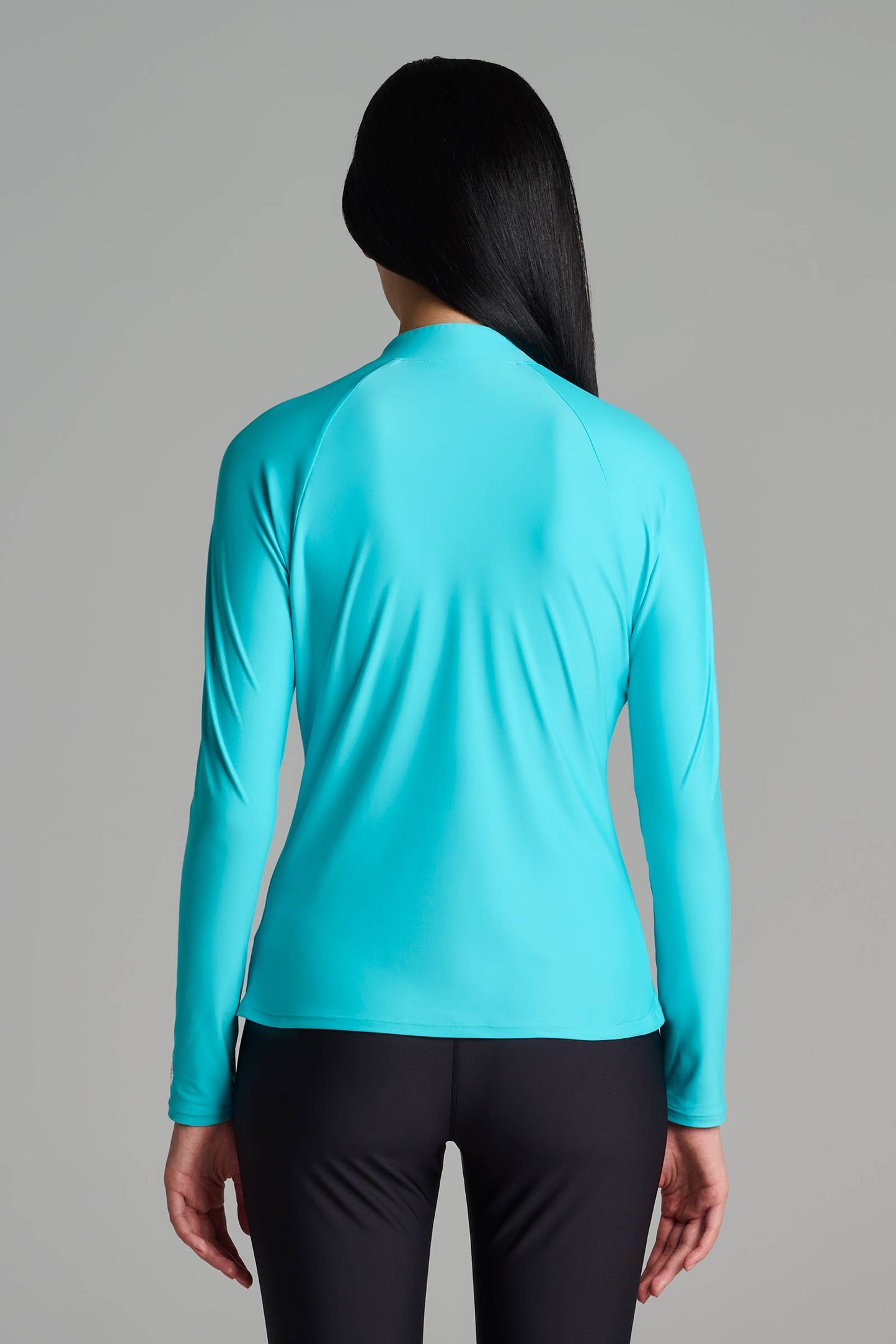 Women's Bal Harbour Long Sleeve Rash Guard | Blue Curacao
