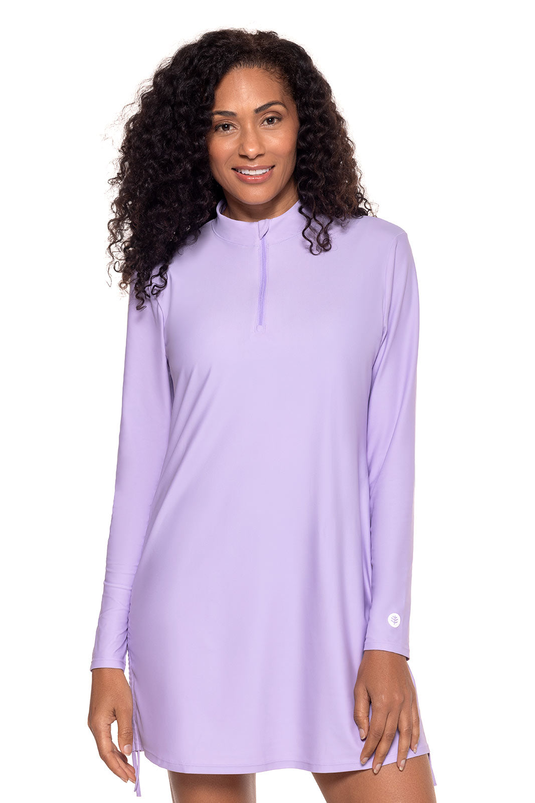 Women's Key Biscayne Ruche Swim Top | Lavendula