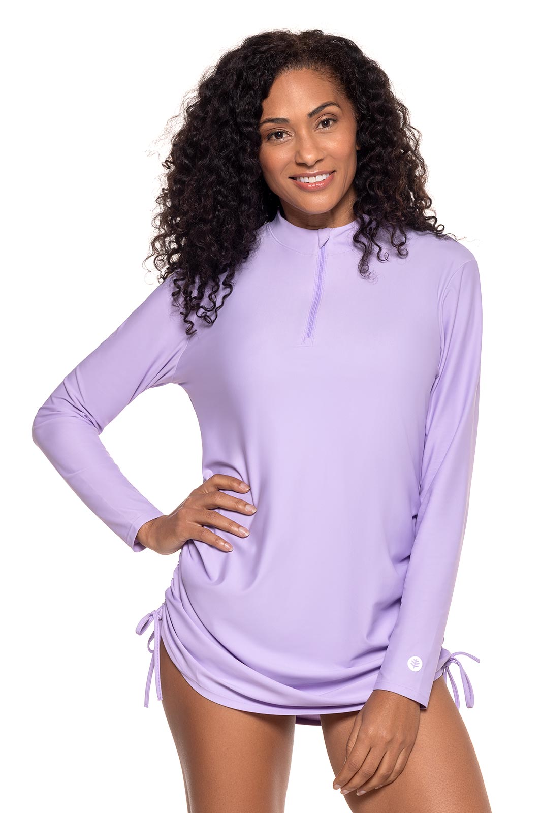 Women's Key Biscayne Ruche Swim Top | Lavendula