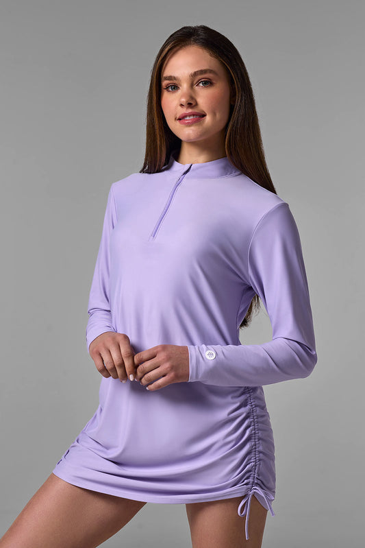 Women's Key Biscayne Ruche Swim Top | Lavendula