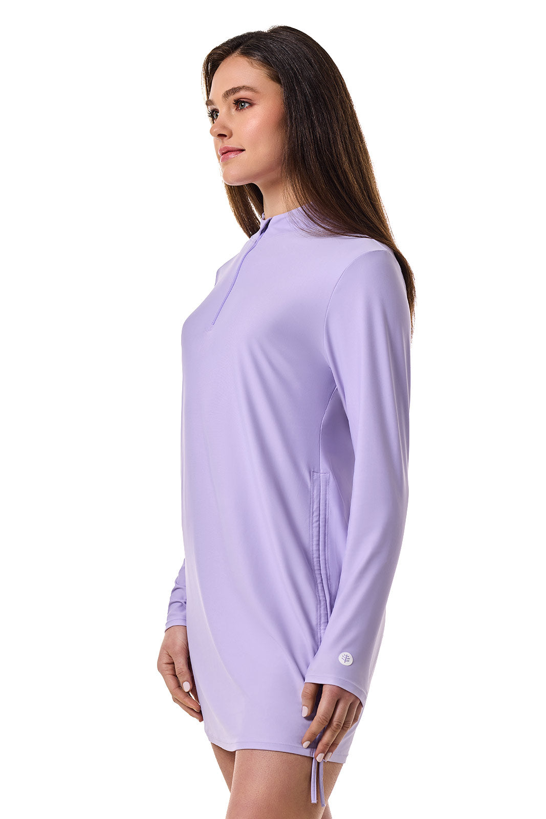Women's Key Biscayne Ruche Swim Top | Lavendula