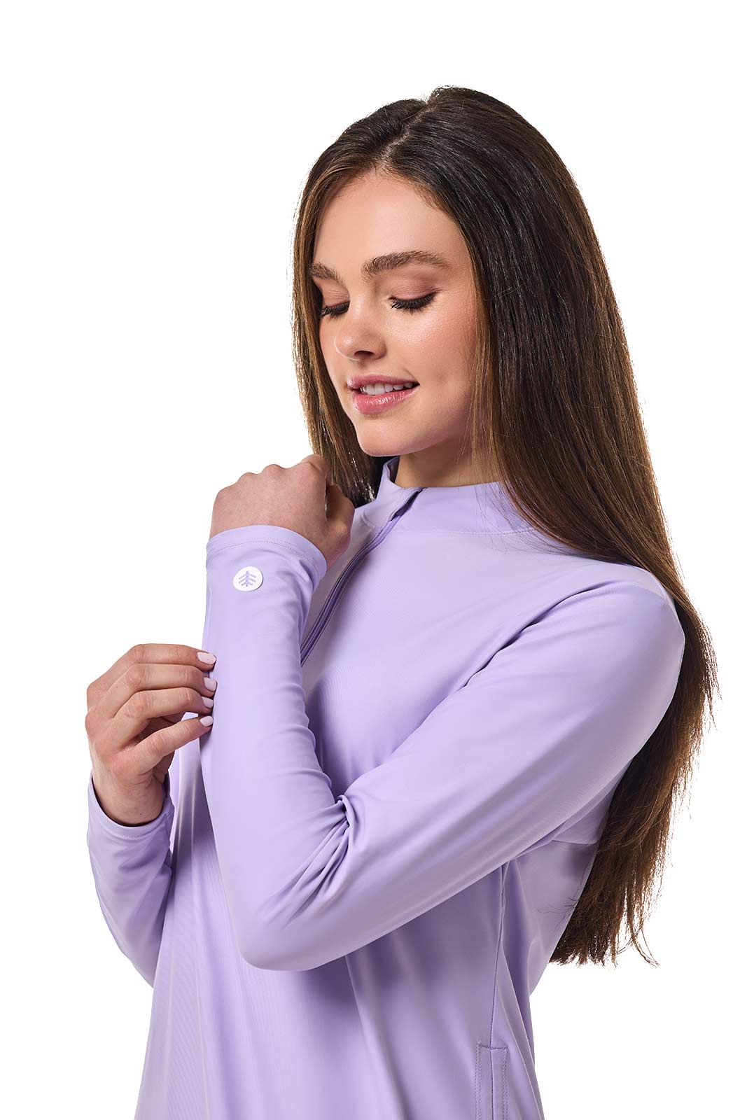 Women's Key Biscayne Ruche Swim Top | Lavendula