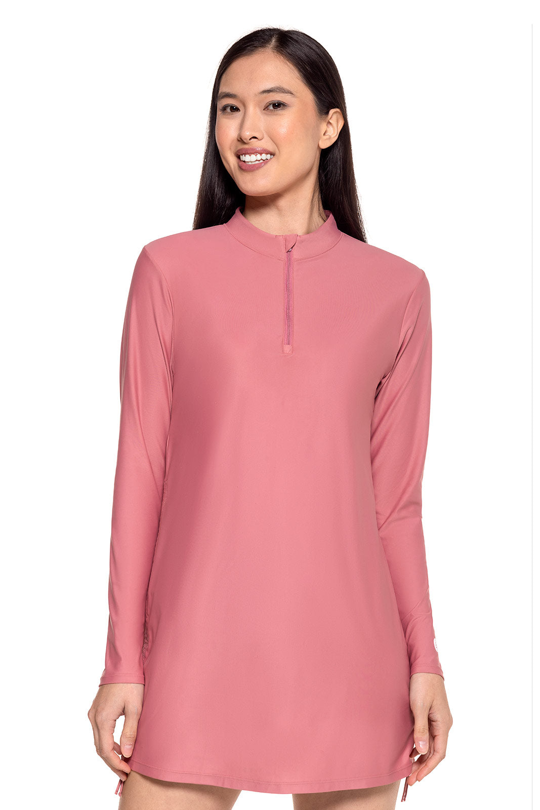 Women's Key Biscayne Ruche Swim Top | Terracotta Rose