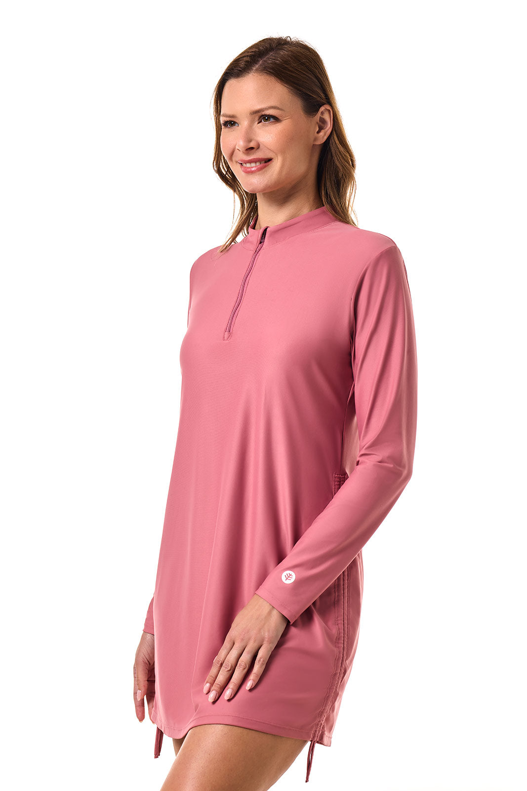 Women's Key Biscayne Ruche Swim Top | Terracotta Rose