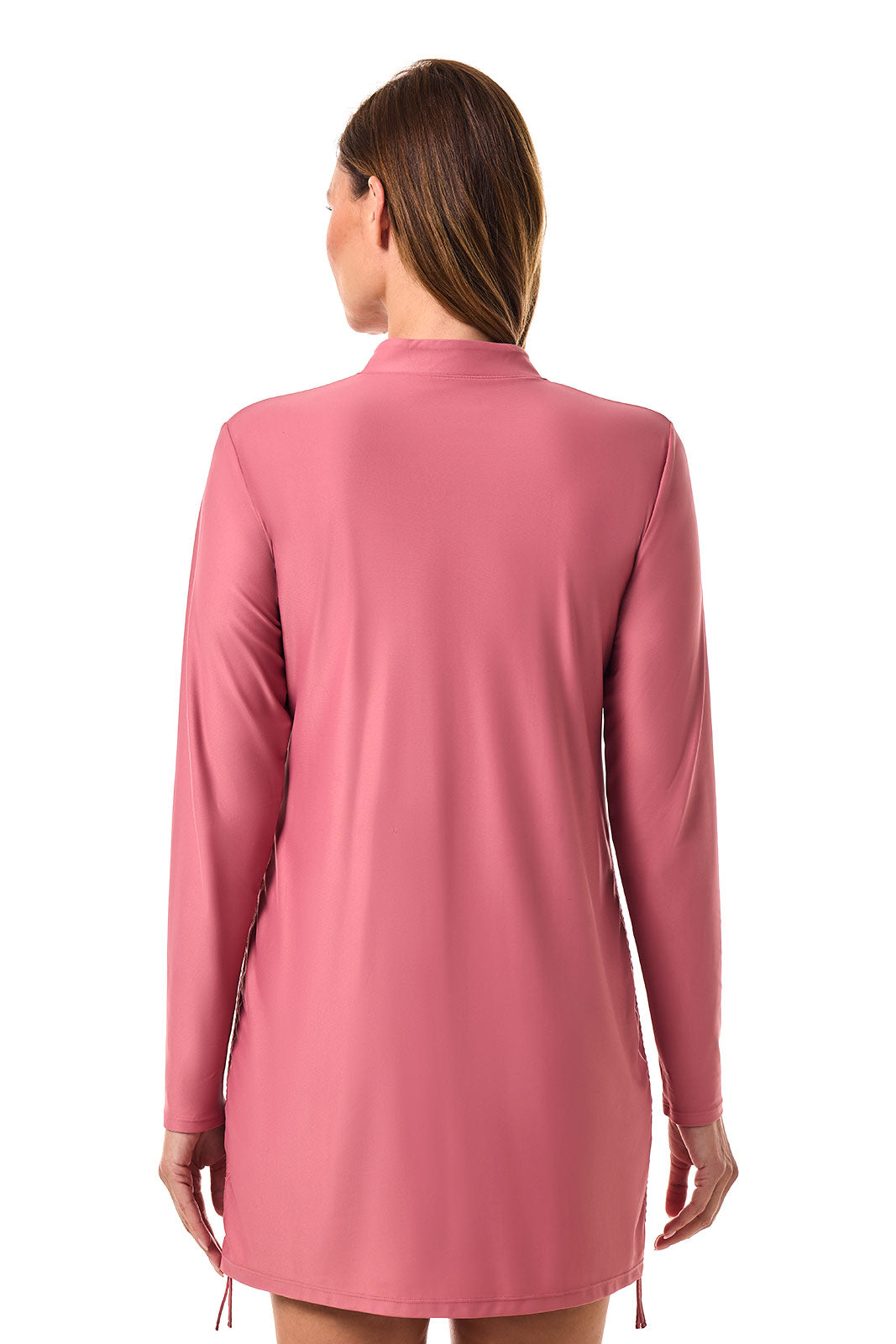 Women's Key Biscayne Ruche Swim Top | Terracotta Rose