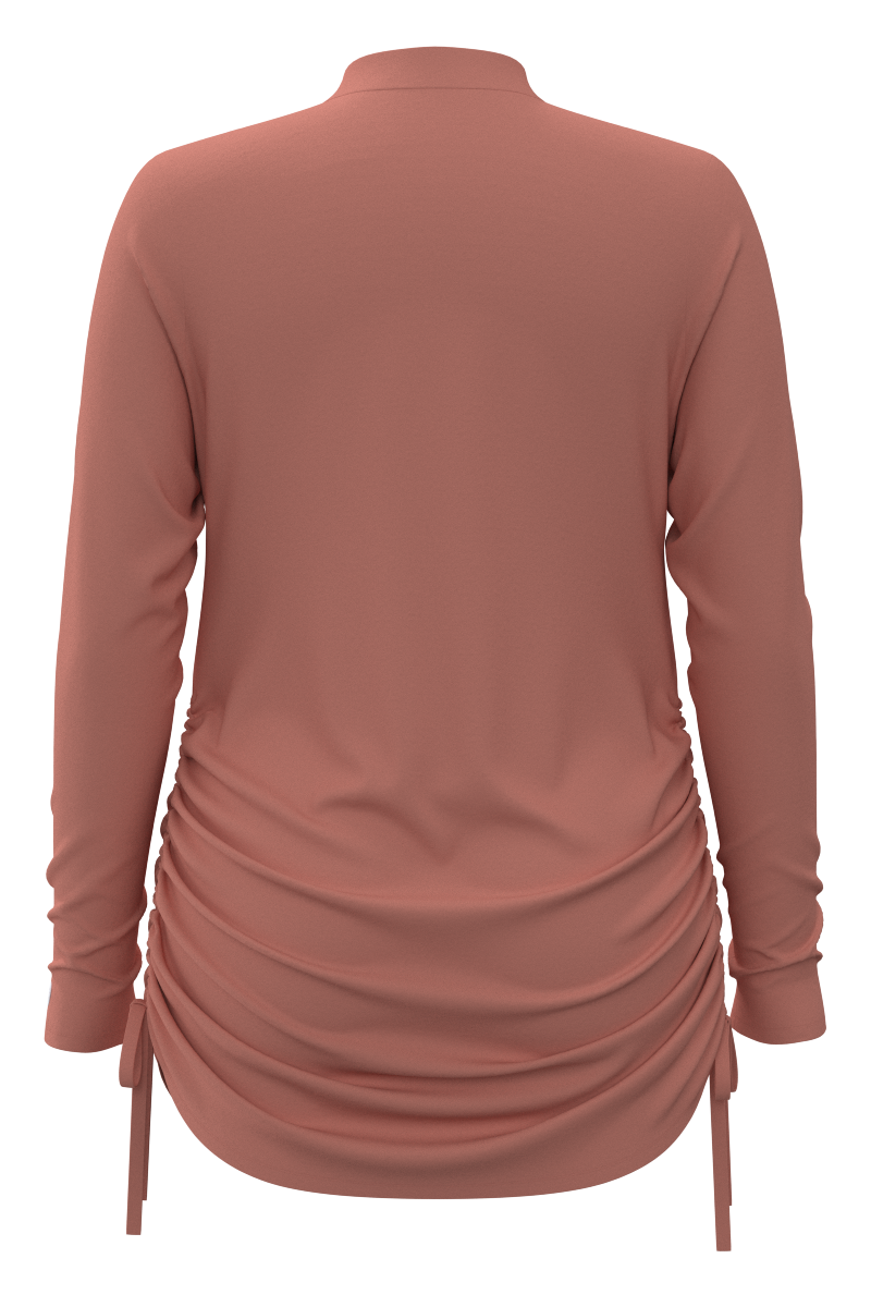 Women's Key Biscayne Ruche Swim Top | Soft Blush