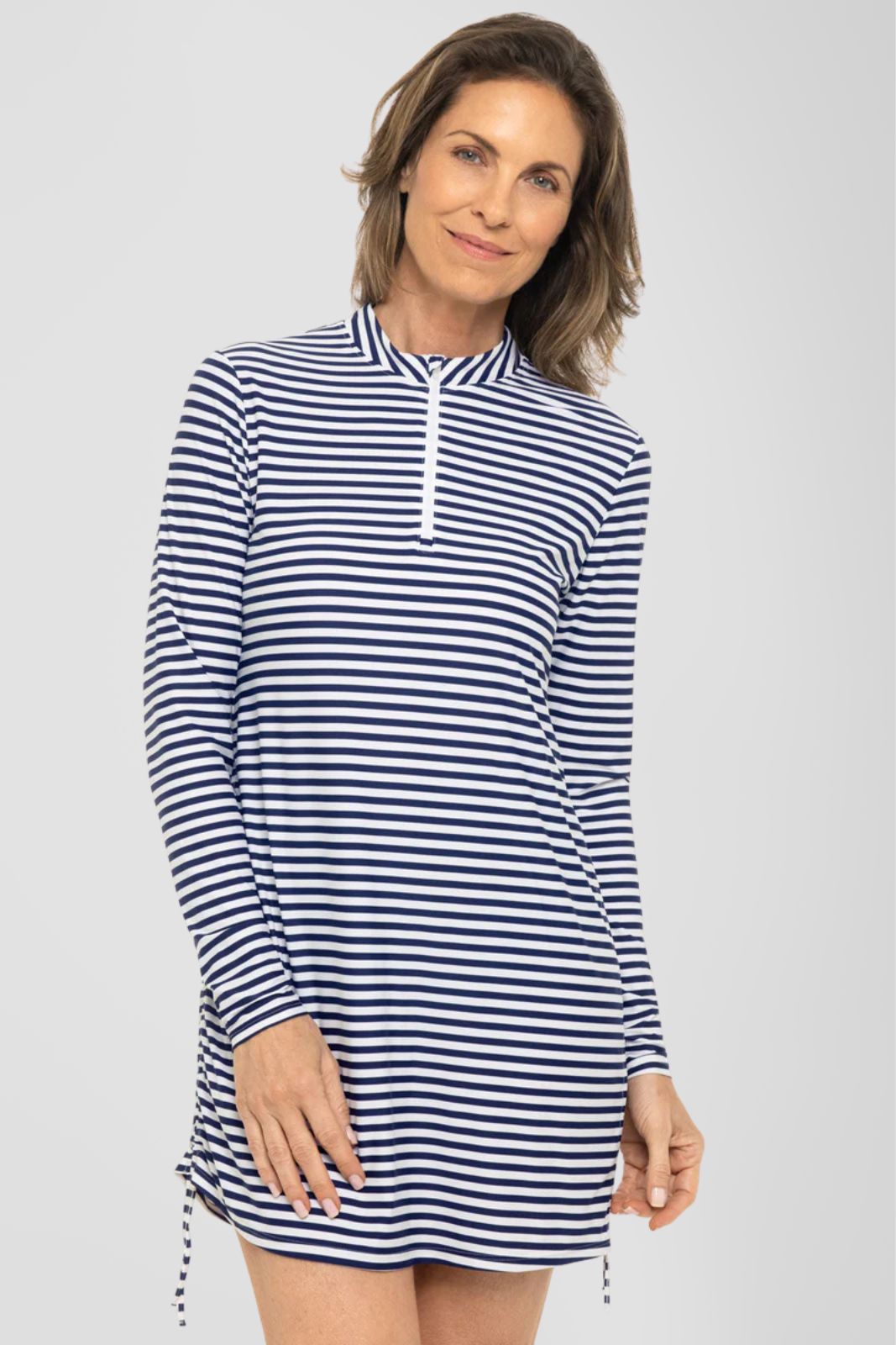 Color_White/Navy Stripe