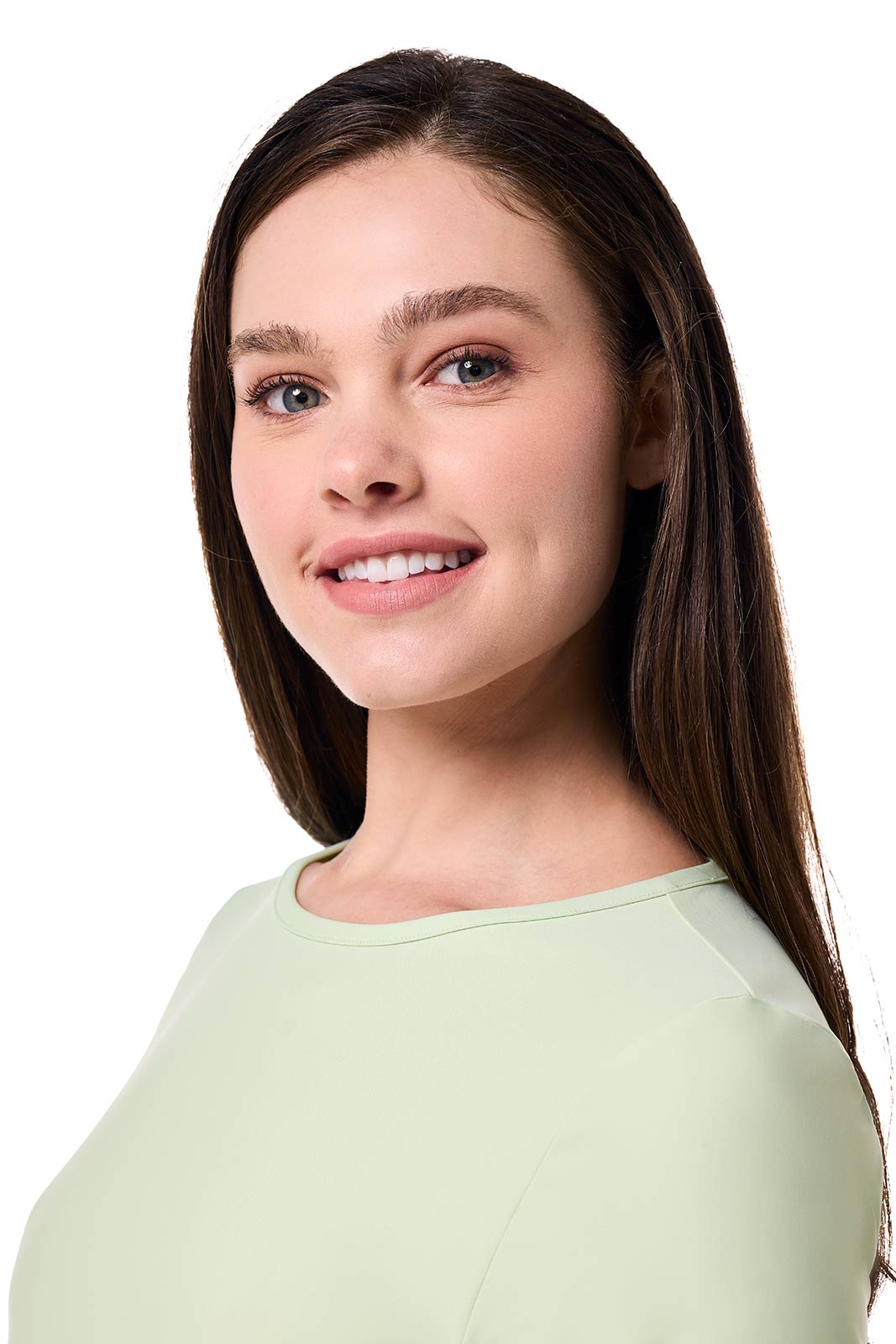 Women's Ocean Drive Cropped Rash Guard | Seedling