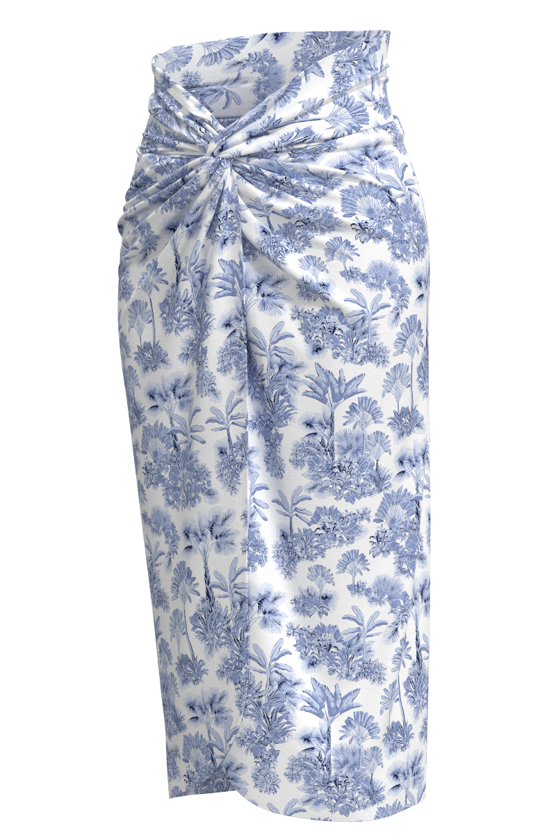 Women's North Bay Village Knot Cover-Up | Periwinkle Isla Bonita