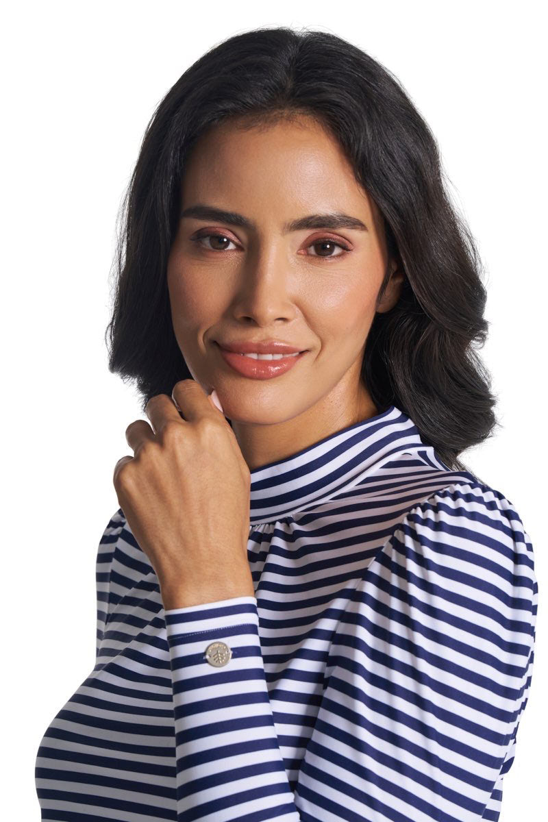 Color_White/Navy Stripe