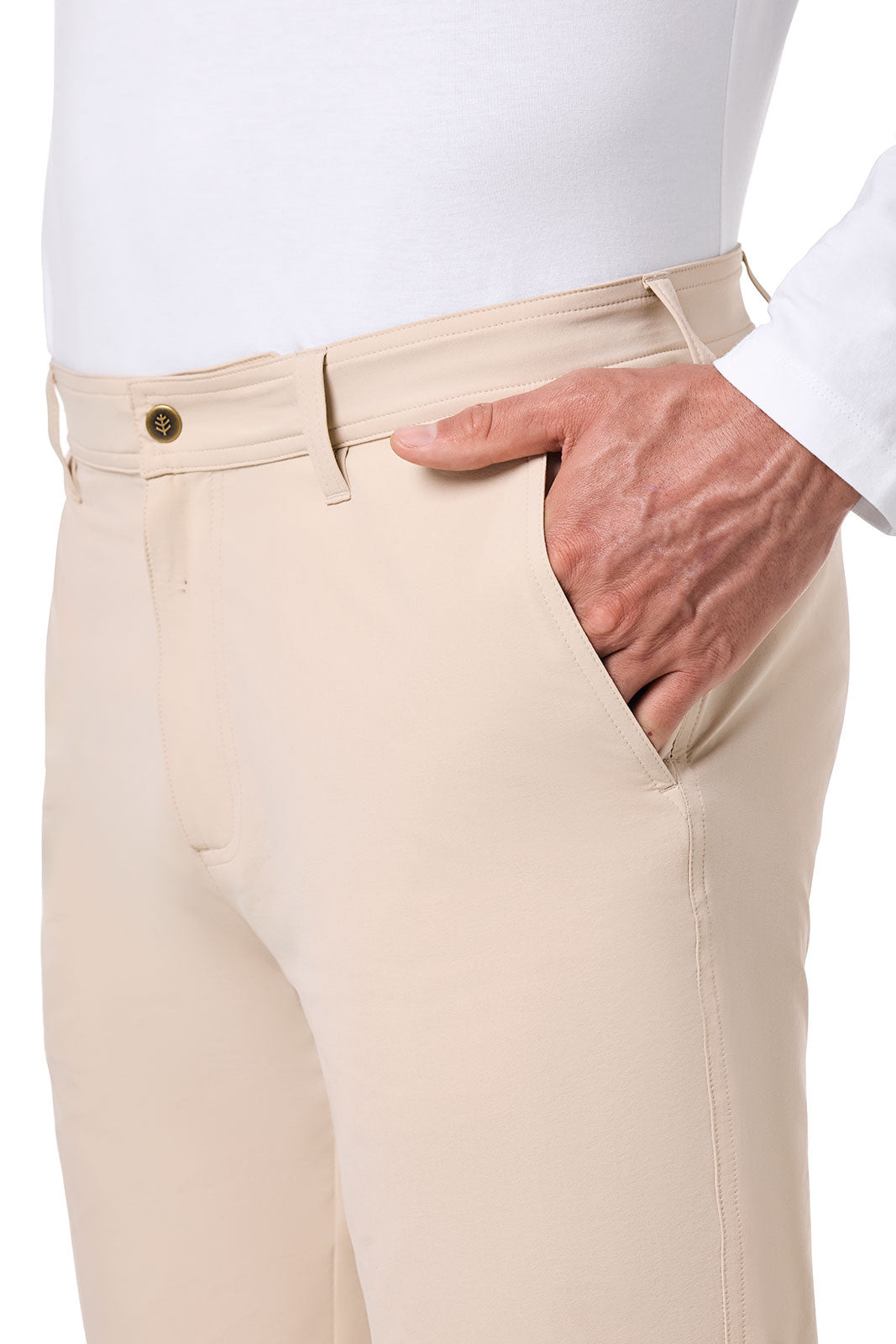 Men's South Pointe Summer Casual Pants | Pale Khaki