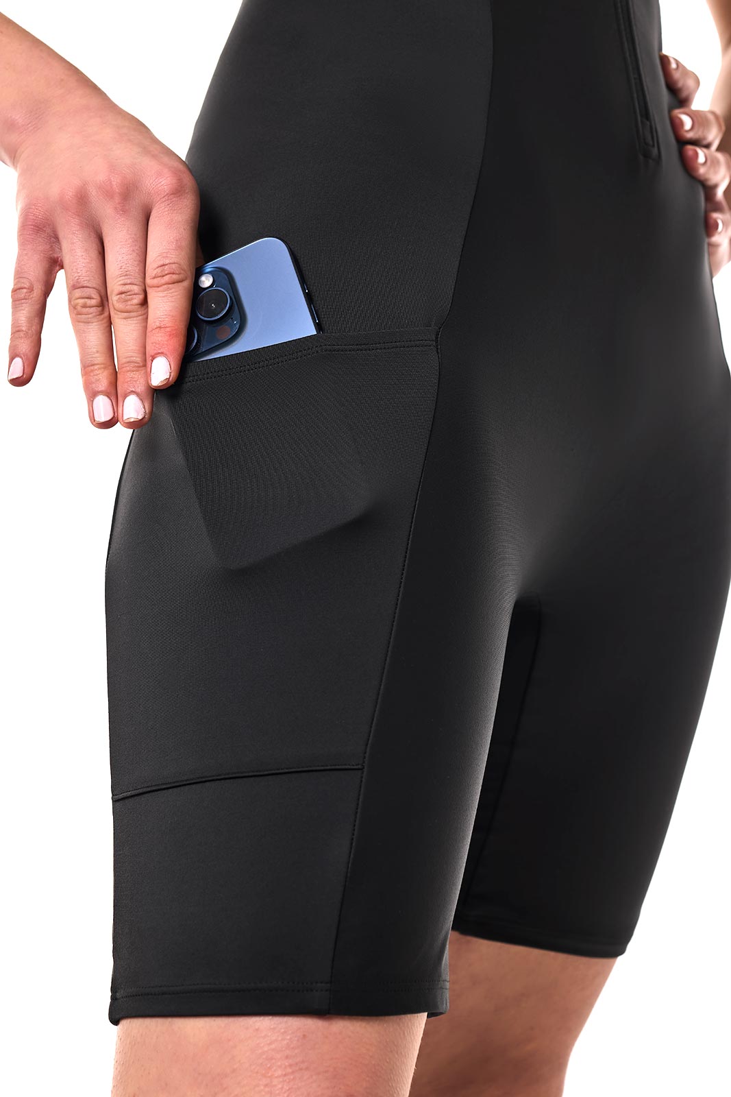 Women's Palm Plaza Knee Swimsuit | Black