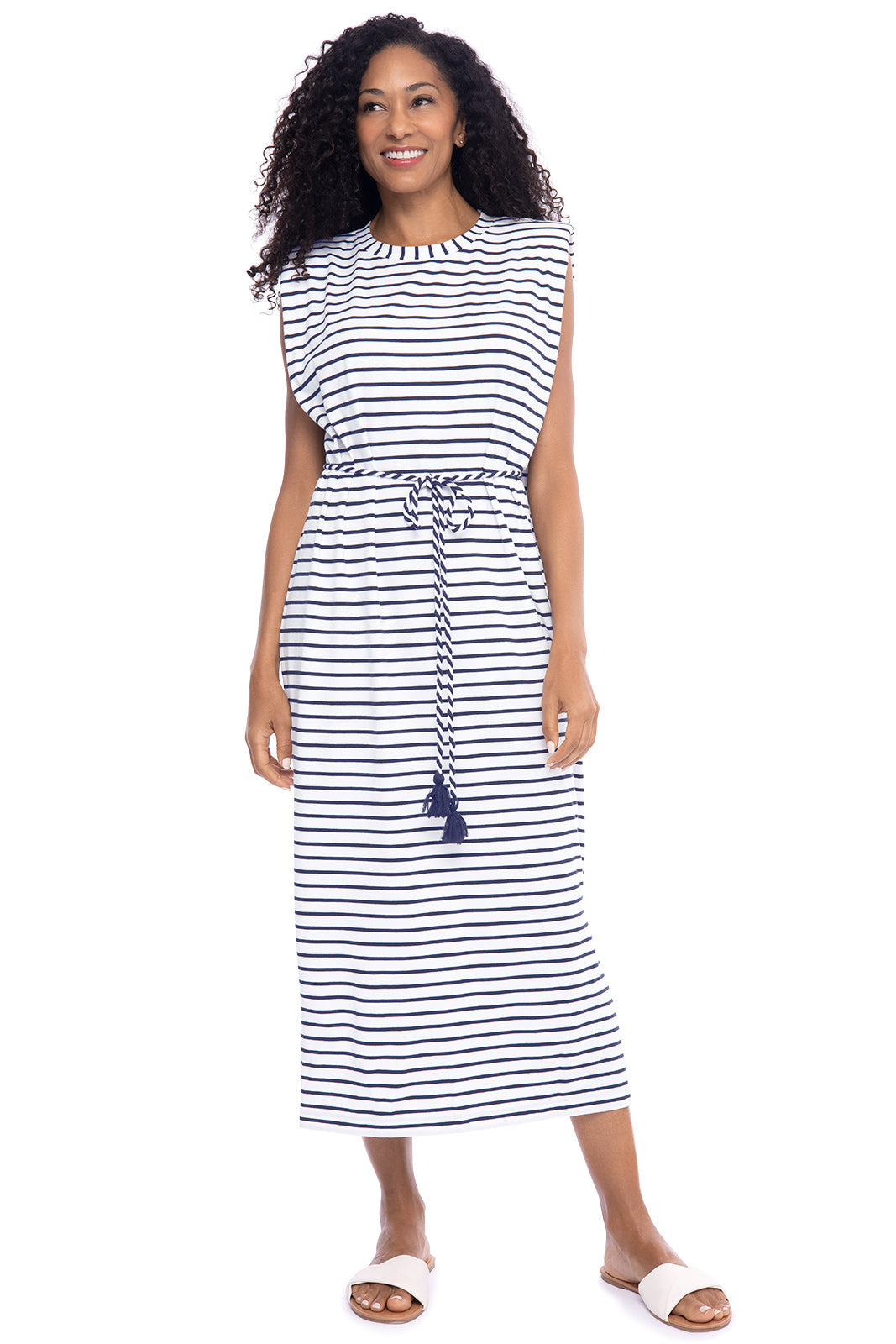 Color_White/Navy Stripe