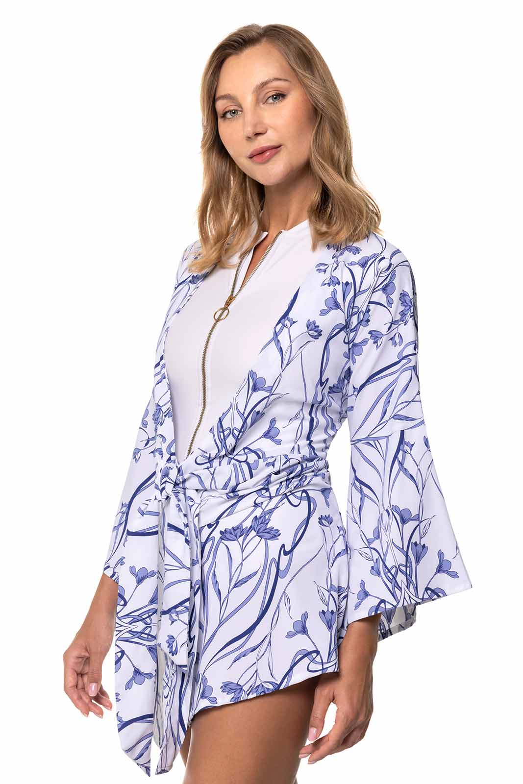 Women's Ocean Drive Cover-Up | White Iris Dusk