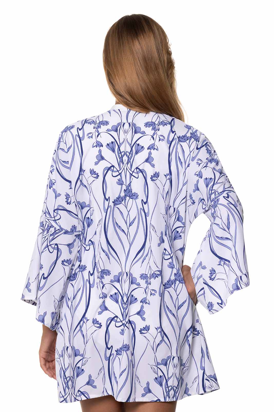 Women's Ocean Drive Cover-Up | White Iris Dusk