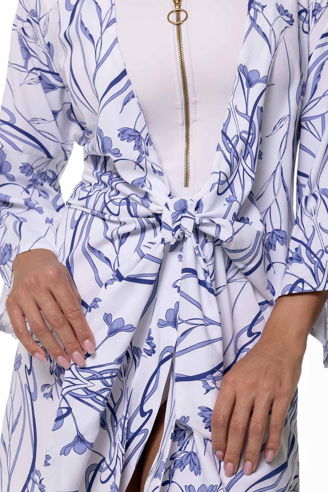 Women's Ocean Drive Cover-Up | White Iris Dusk