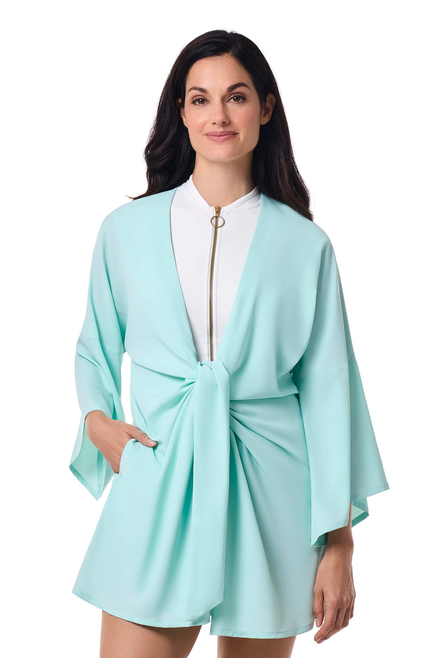 Women's Ocean Drive Cover-Up | Misty Aqua