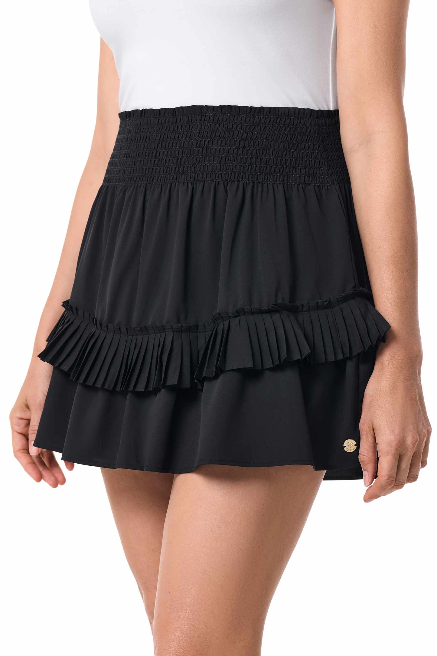 Women's Charlotte Bay Ruffle Skirt | Black