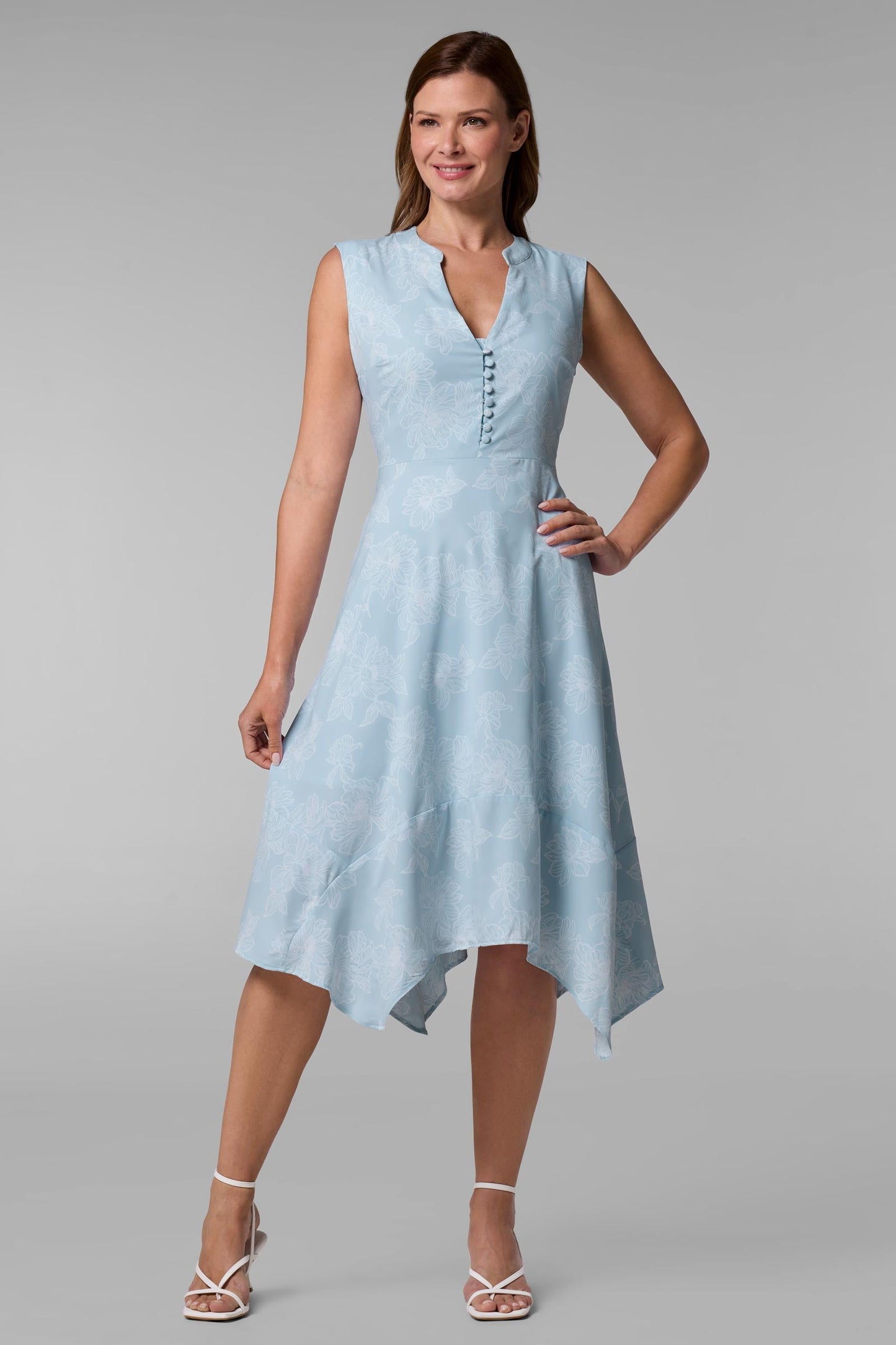 Women's Monroe Button Front Maxi Dress | Skyride Perfect Peony