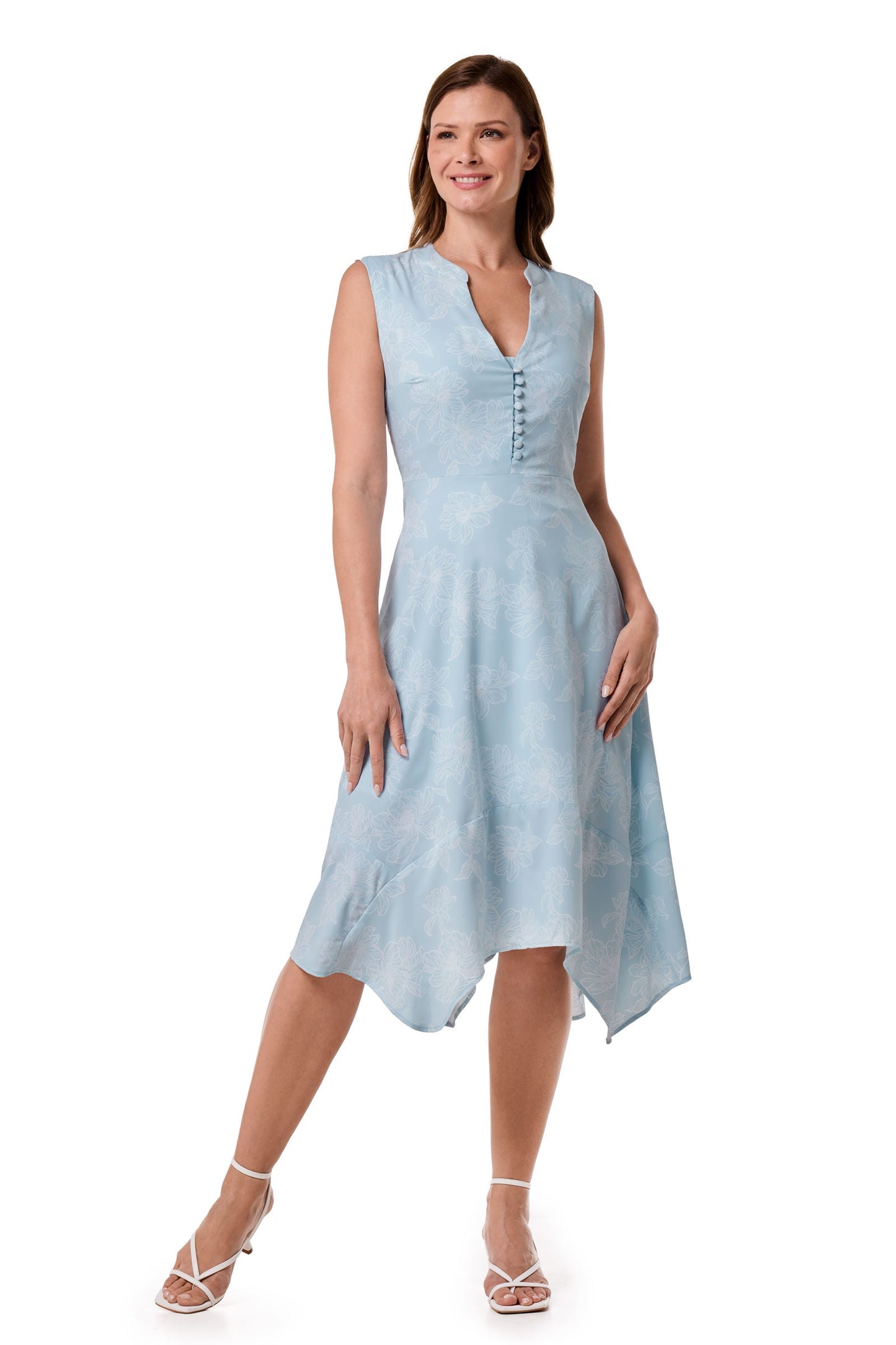 Women's Monroe Button Front Maxi Dress | Skyride Perfect Peony