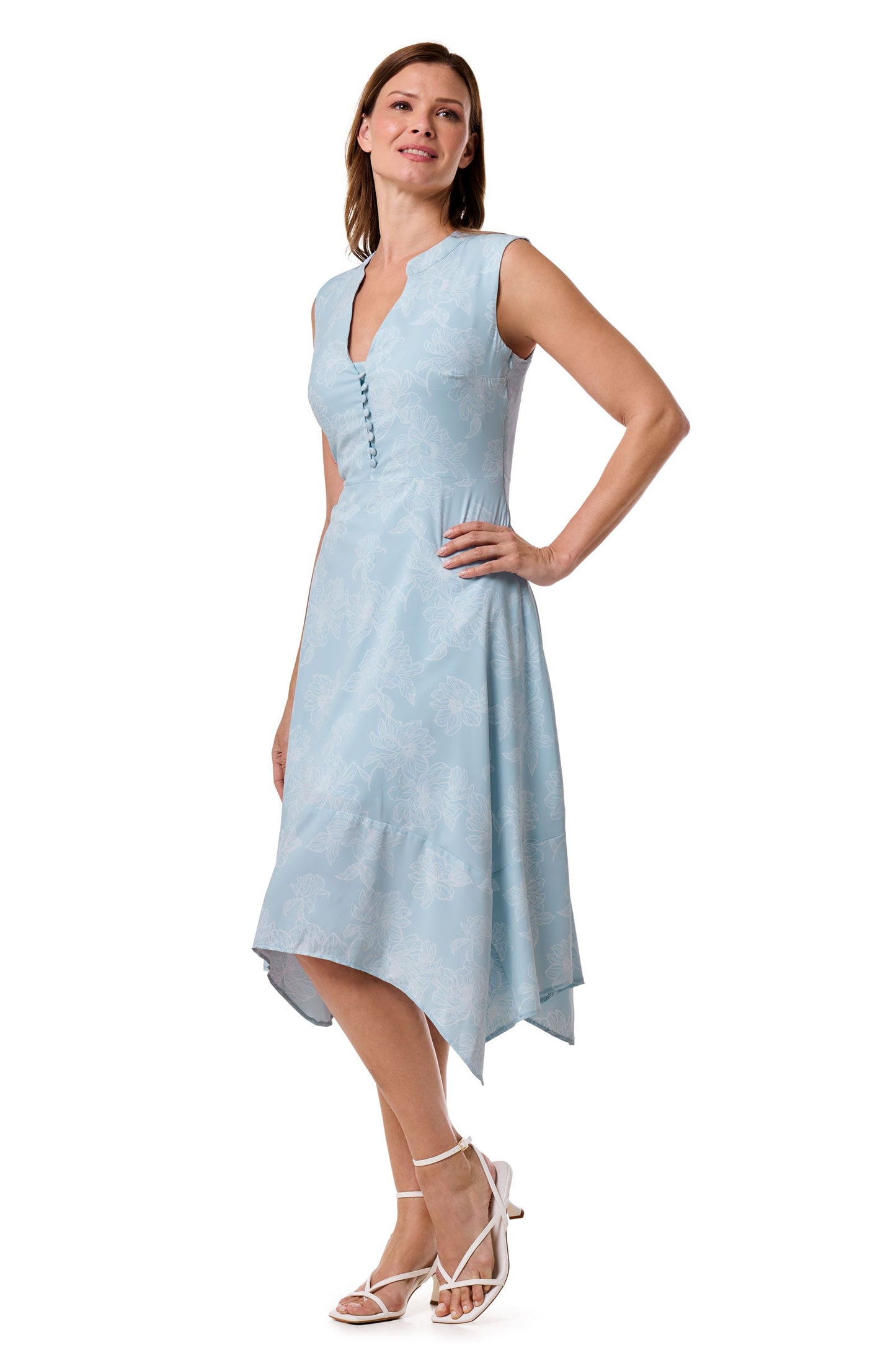 Women's Monroe Button Front Maxi Dress | Skyride Perfect Peony