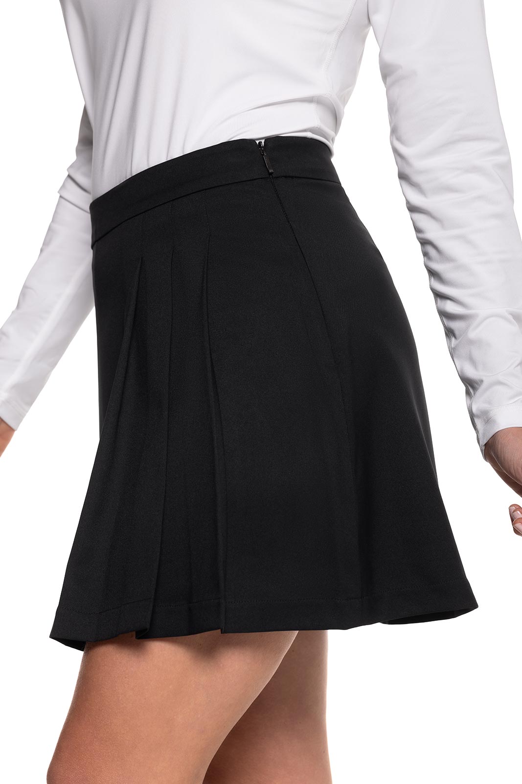 Women's Pin High Short Golf Skort | Black