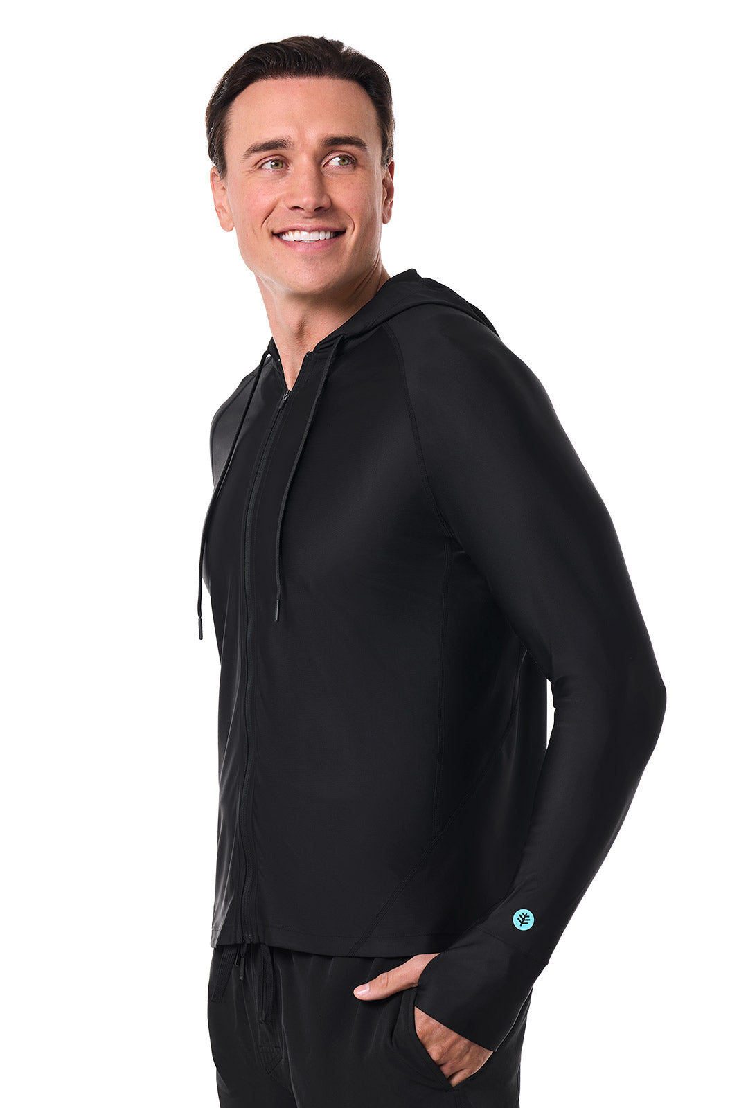 Men's Ocala Swim Hoodie | Black