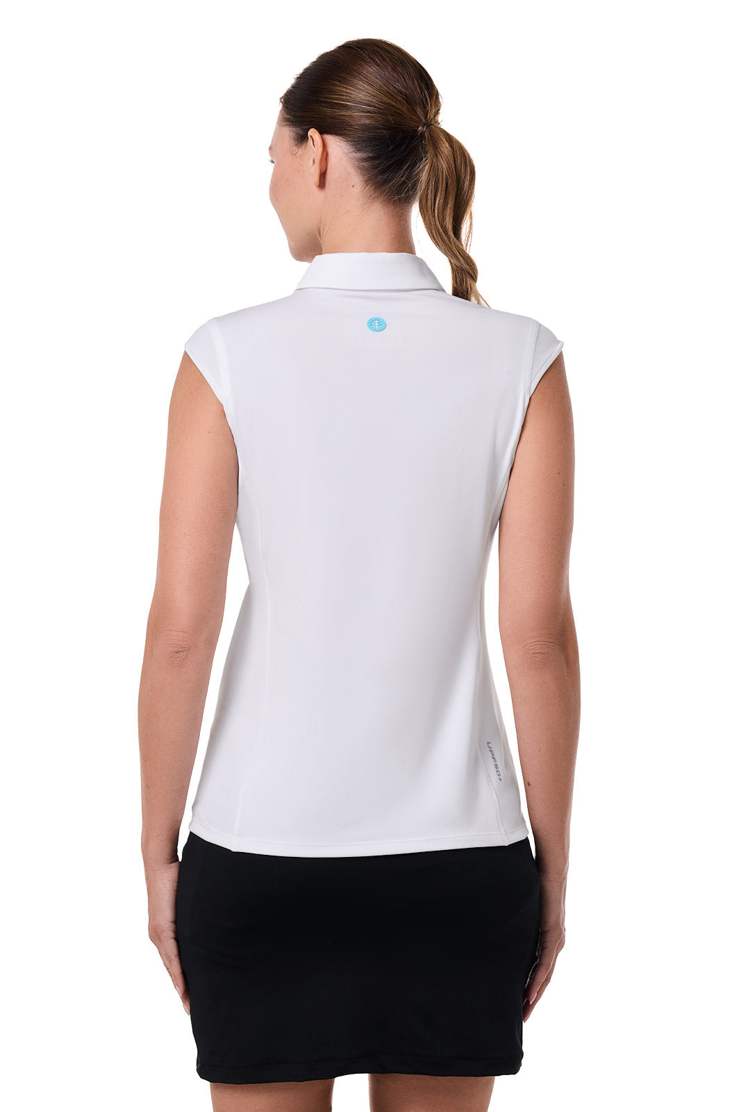 Women's Dew-Sweeper Sleeveless Polo | White