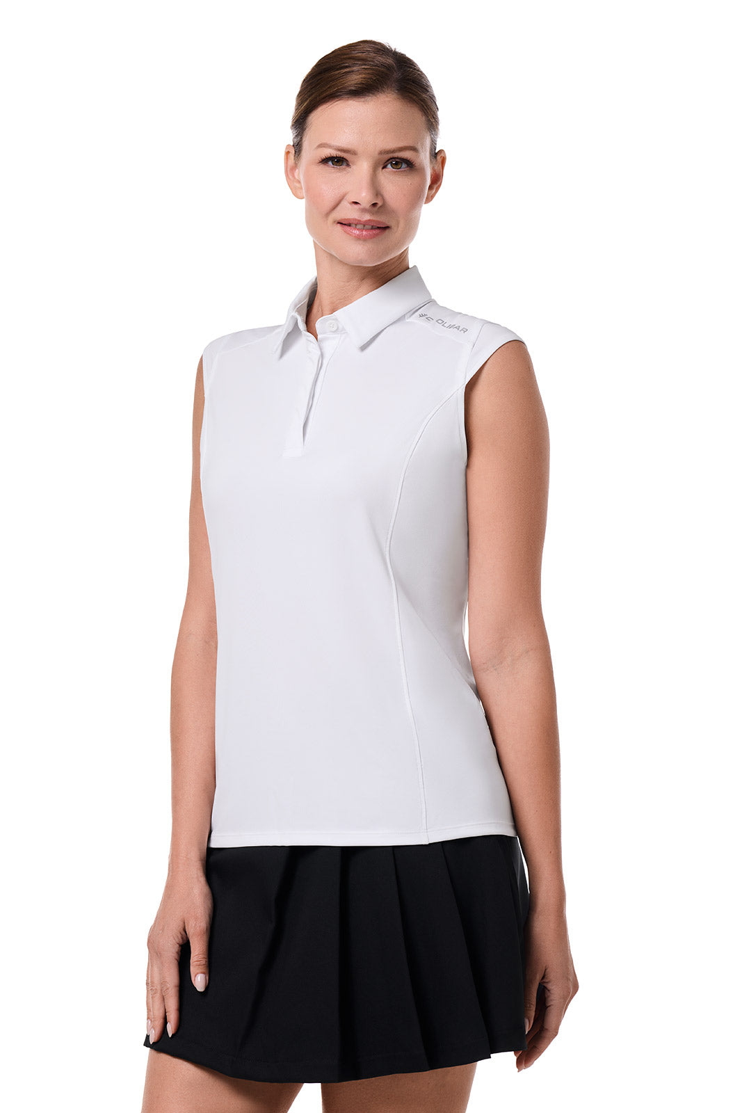 Women's Dew-Sweeper Sleeveless Polo | White